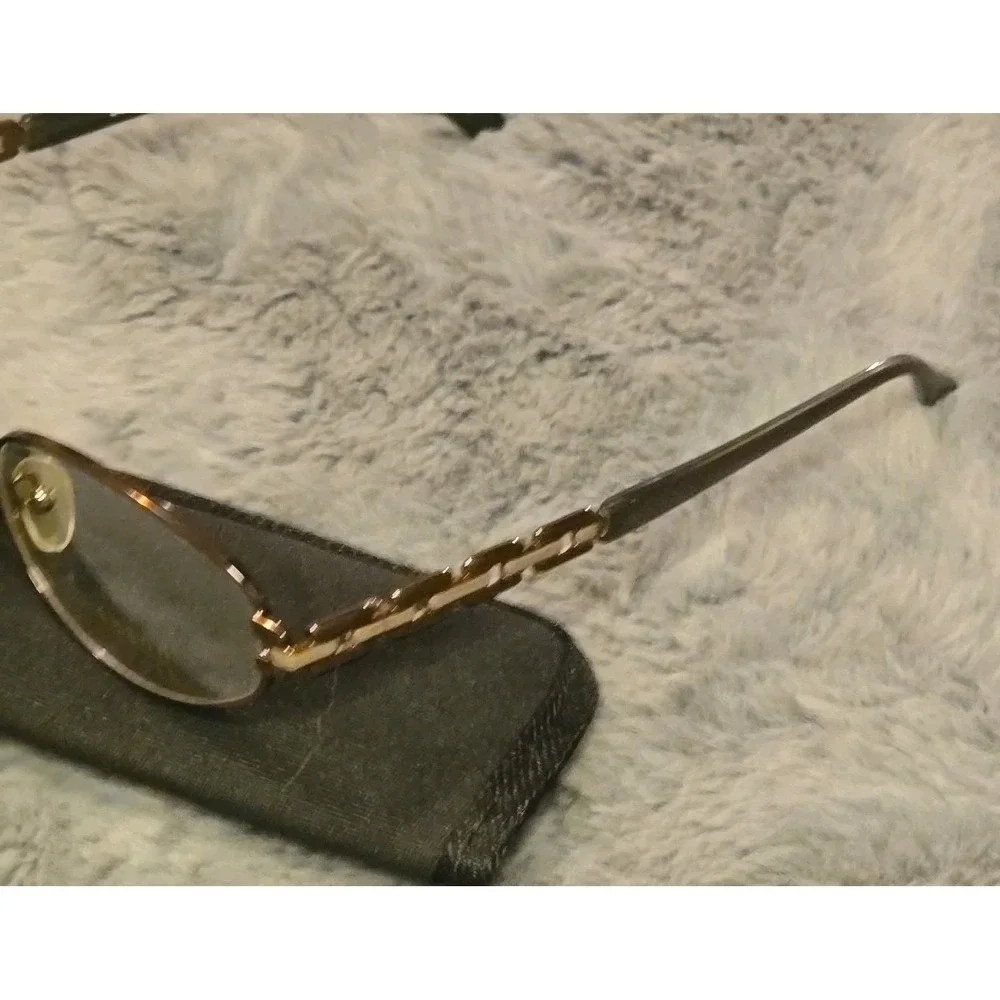 VTG DIAHANN CARROLL DC030 BRZ Bronze Oval Eyeglasses Frames 53-19-140mm